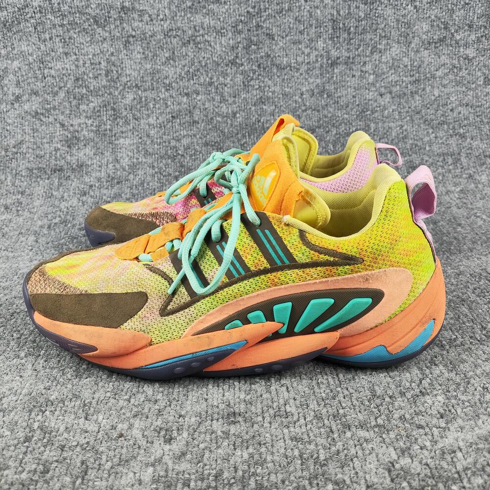 Adidas Hu Shoes Mens Size 12 Multicolor Tie Dye Boost Running Sneakers FV7339